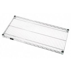 Quantum Food Service 1842C Chrome Wire Shelf - 42"W x 18"D, Silver