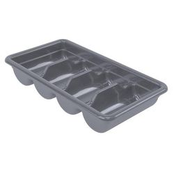 Quantum Food Service FSB-20113 GY Bus Box - 20 7/16" x 11 3/8" x 3 3/4", Gray