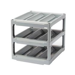 Cambro CSWRKIT14P8151 14" Wine Rack Cradle Kit, Gray