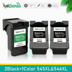 InkGarden PG 545 546 XL Ink Cartridge Replacement For Canon 545XL CL546 Compatible Pixma MG3053 MX490 MX494 MX495 Printer