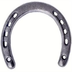 TEMU Premium Cast Iron Horseshoe For Horse Hoof Care - , Lightweight &