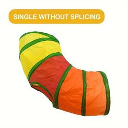 TEMU Interactive Toys From Boring Cat Tunnel Rainbow Cat Track Rolling Down The Chinchilla Nest