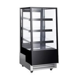 Black Diamond BDDRF-350 25 1/2" Full Service Bakery Case w/ Straight Glass - 4 Levels, 115v