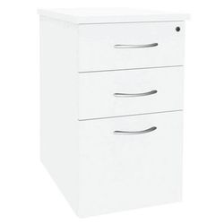 Caisson Haut Bureau Quatuor Profondeur 70 Cm Blanc/alu - Manutan Expert