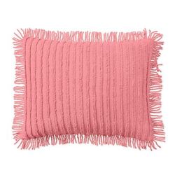 Chenille Sham by BrylaneHome in Flamingo Pink (Size KING) Pillow