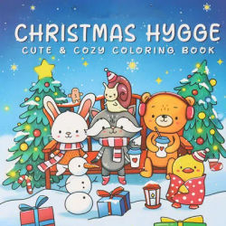 Christmsa Coloring Book CUTE&COZY Coloring Book For Adults And Teens Featuring Adorable Creepy Creatures for Halloween Gifts