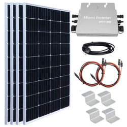 BOGUANG balcony power plants kit 400W/800W Solar Panles with 300W/600W Inverter Waterproof solar system for home complete kit