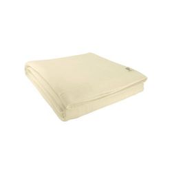 Comfort Colors 15BT Fleece Dorm Blanket in Ivory | 80% ring spun cotton, 20% polyester