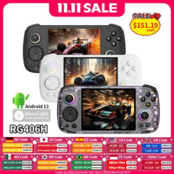 ANBERNIC RG406H RG 406H Handheld Game Console 4inch IPS Multi-touch Screen Retro Video Games Players Support 5G WIFI FOTA Update