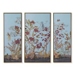 Pheasants and Forest Giclee Triptych - Mist, Small - Frontgate