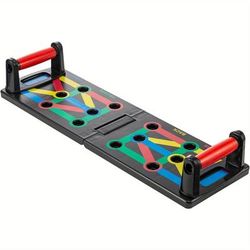 TEMU Push Up Board 12 In 1 Pushup Stands Foldable Rack Exercise Training Equipment Anti Slip Muscle Workout Board For Home Gym Workout