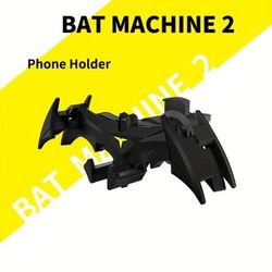 TEMU Car Mobile Phone Holder Cool Bat Mechanical Gravity Universal Mobile Phone Holder Air Outlet Bracket, Car Phone Holder