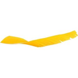 Trueflight Trueflight Spiral Wrap Flu-Flu Feathers Yellow Rw 100 Pack