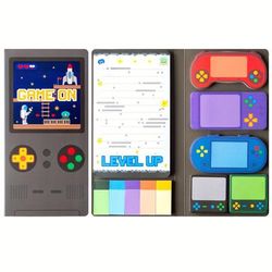 TEMU 550-sheet Video Game Dream Sticky Note Set - 11 Unique, Colorful Designs, Self-adhesive, Reusable Memo Pads For School, Office, And Home Organization, And Stationery Lovers