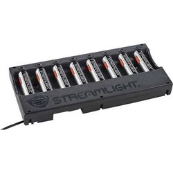 Streamlight 8-Unit Bank Charger w/Batteries Charger Type - 12V DC Black 20233