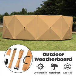 Waterproof Tent Camping Windproof Shelter Outdoor Sunshade Canopy Tent Folding Windbreaker Tent Large tarp Sidewall Windshield