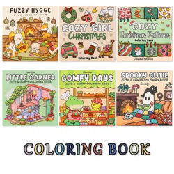 Halloween-themed Coloring Books For Adults And Teens Featuring Christmas-themed Creatures Perfect For Relaxing Moments