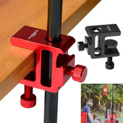 SUNDICK Lantern Stand Clip For Light Pole Table Fixing Aluminum Alloy Clamp Outdoor Hanging Holder Outdoor Camping Tools