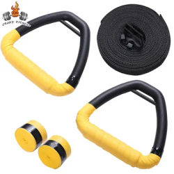 Gymnastic Rings Pull Up Handle Rings with Adjustable Straps for Men Women Home Workouts Strength Training Fitness Equipment