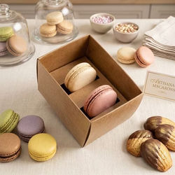Kraft Macaron Insert for MBS8K 25 pack MBS8KI