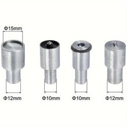 TEMU 1 Set Steel Snap Buttons Die Mold Kit, Manual Operation, Compatible With 831 Fastener Press Machine, 15mm Diameter Buttons Setter Replacement Tools