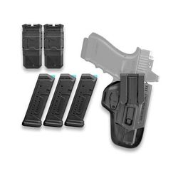 FAB Defense Glock 17 Kit Black 18 Round Pistol Magazine fx-glock17kitb