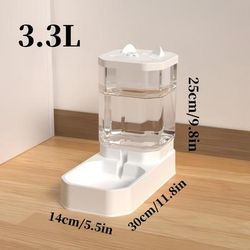 TEMU Large Capacity Pet Feeder And Waterer, Automatic Refill Of Food And Water, Suitable For Cats, Dogs And Other Pets
