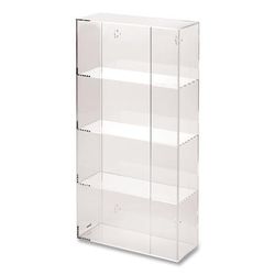 Kantek AH145 Quad Glove Dispenser, 10.5 x 4 x 21.25, Clear