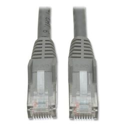 Tripp Lite Cat6 Gigabit Snagless Molded Patch Cable, RJ45 (M/M), 50 ft., Gray (TRPN201050GY)
