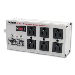 Tripp Lite ISOBAR6ULTRA Isobar Surge Protector, 6 Outlets, 6 ft. Cord, 3330 Joules, Metal Housing TRPISOBAR6ULTRA