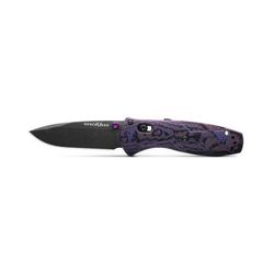 Benchmade Gold Class Mini Barage Folding Knife 2.91in CPM S90V Stainless Steel FatCarbon Carbon Fiber Purple Haze 585BK-251