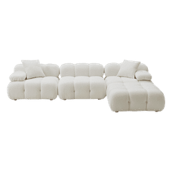 Solace Off White 4-piece Modular Sectional
