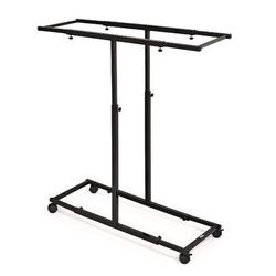 AdirOffice Blueprint Storage Cabinet Steel Vertical Plan Center, Assorted Document Sizes,15" x 27" to 47.25" x 32.5" to 57", Black (ALHI614BLK)