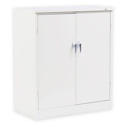 Alera 84106 Assembled 42" High Storage Cabinet, w/Adjustable Shelves, 36w x 18d, Putty ALE84106