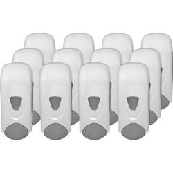 Genuine Joe 08950CT Foam Soap Dispenser, Bulk, 33.8oz., 12/CT, White/Gray - Case of 12 GJO08950CT