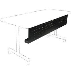 Lorell 60686 Training Modesty panel, 68" x 3" x 10", Black