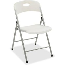 Lorell 62530 Translucent Folding Chairs, 225 lb. Cap, 19-3/4" x 18-1/4" x 31", 4//CT, Clear - Case of 4 LLR62530