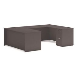 Hon MOD077 Mod U-Station Bundle, 66" x 96" x 29", Slate Teak