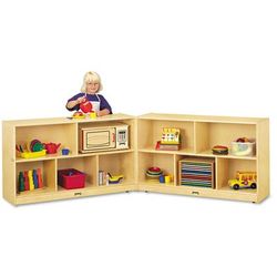 Jonti-Craft 0292JC Fold-n-Lock Storage Units, 48w x 15d x 29.5h, White JNT0292JC