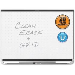 Quartet® TEM547B Prestige 2 Magnetic Total Erase Whiteboard, 72 x 48, Black Frame