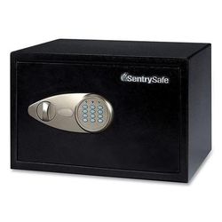 Sentry X055 Electronic Safe w/ Lock&Key, 13-3/4 x 10-5/8 x 8-11/16 SENX055