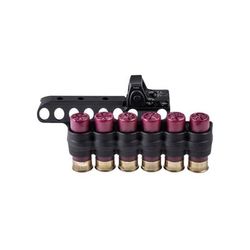 Mesa Tactical SureShell 6-Shell Side Saddle with Reflex Mount for Trijicon RMR Fits Benelli M4 12 Gauge Polymer Matte Finish Black 95260