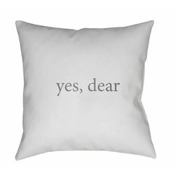 Sauts 20" Square Modern Light Silver/Ivory/Light Gray/Slate Blue/Metallic Silver Outdoor Throw Pillow - Boutique Rugs