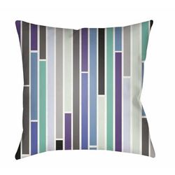 Kilmallock 20" Square Modern Pillow plush Black/Blue/Purple/Seafoam/White/Sage Outdoor Throw Pillow - Boutique Rugs