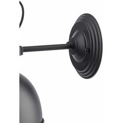 Eschenbach 8"L x 8"W x 11"H Traditional Black/White Wall Sconce - Boutique Rugs