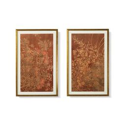 Brushed Botany Copper Art - Print II - Frontgate