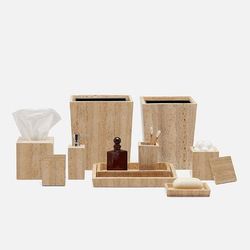 Bowen Bath Accessories - Waste Basket - Frontgate