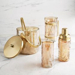 Set of 4 Margot Etched Barware Collection - Cocktail Glass - Frontgate