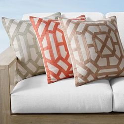 Malina Indoor/Outdoor Pillow Cover - Sand - Frontgate