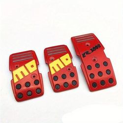 TEMU Aluminum Racing Car Accelerator Brake Pedals Clutch Pedal For Manual Transmission Car